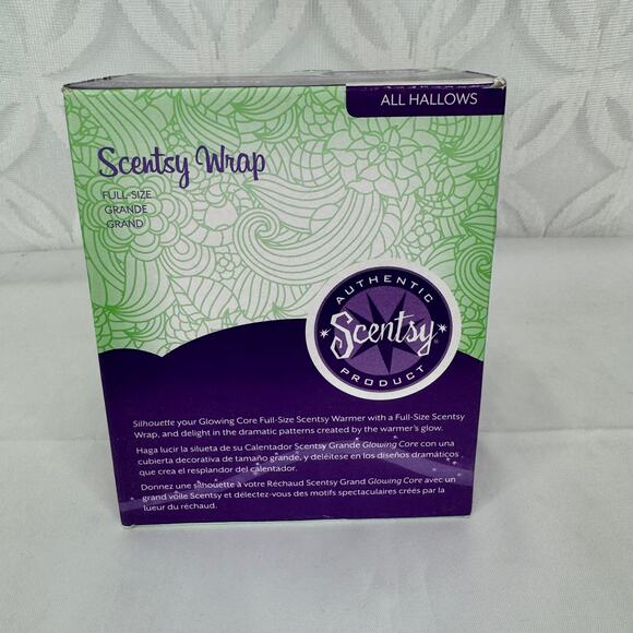 5 for $25| Scentsy Full size Warmer Wrap All Hallows Jack O Lantern Spooky - Picture 4 of 4